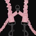 thumbnail image 3 of Unique Bargains Pet Double Dog Leash Reflective Dual Leash Pink, 3 of 7