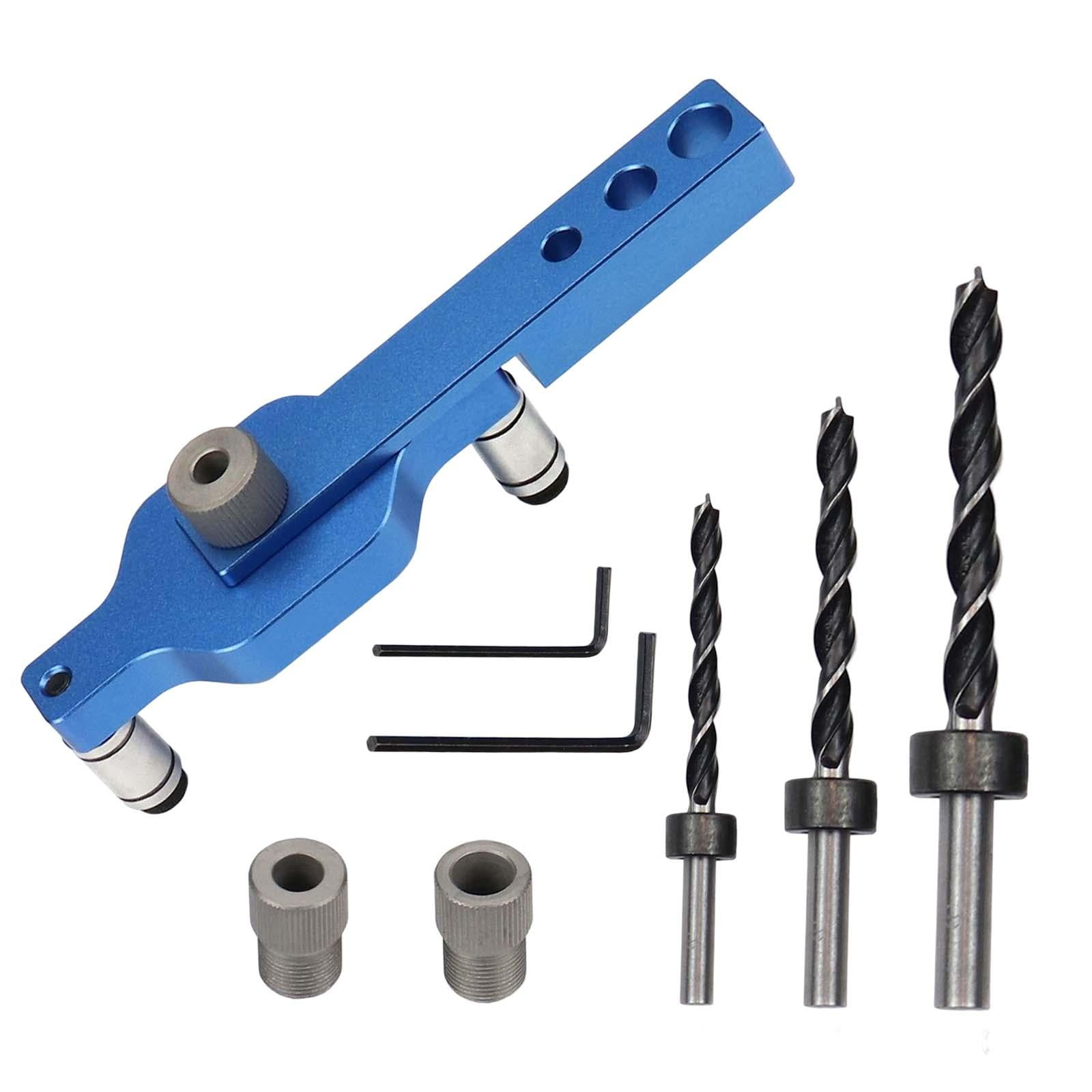 Dowel Drill Joinery Kits 6/8/10mm Drills Woodworking Positioning Tool Drills Woodworking