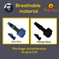 thumbnail image 3 of GFDYREE Finger Splint Plus Finger Extension Splint for Trigger Finger Mallet Finger Broken Finger Rheumatoid Arthritis Post Operative finger brace stabilizer tenosynovitis(Aqua Blue), 3 of 7