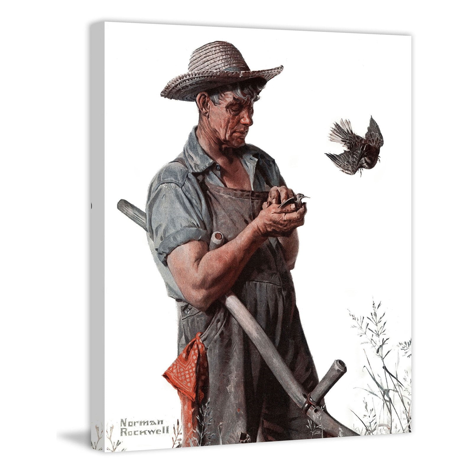 Marmont Hill Farmer and the Bird Wall Art