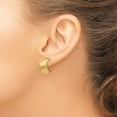 thumbnail image 3 of Primal Gold 14 Karat Yellow Gold Omega Clip Non-pierced Earrings, 3 of 4
