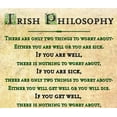 thumbnail image 3 of Irish Metal Sign - The Irish Philosophy Saying with Celtic Design 8x12 Inch, 3 of 4