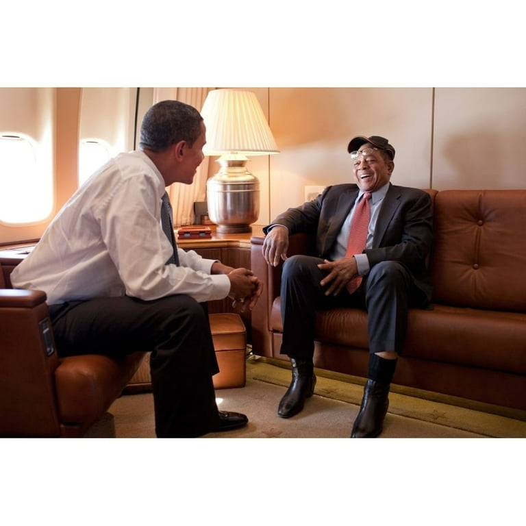 President Barack Obama Talks With Baseball Great Willie Mays