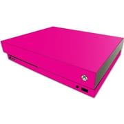 Skin Decal Wrap Compatible With Microsoft One X Console Only Solid Hot Pink