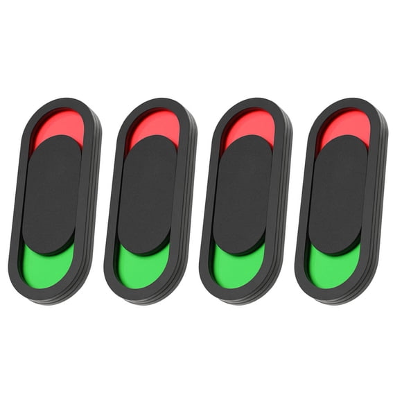 CATIEBYE 4 Pcs Panneau de Statut de Bureau Panneaux de Confidentialité PMMA Noir pour Usage Hospitalier