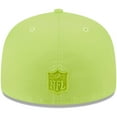 thumbnail image 4 of Men's New Era Neon Green Los Angeles Rams Color Pack Brights 59FIFTY Fitted Hat, 4 of 5