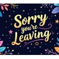 thumbnail image 4 of LUUFILx Sorry You Are Leaving Banner Backdrop Decorations Farewell Party Supplies Colorful Stars Theme Background Photography Props Office Goodbye Decor, 4 of 8