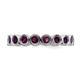 thumbnail image 4 of 925 Sterling Silver Stackable Expressions Created Ruby Ring Size: 8; for Adults and Teens; for Women and Men, 4 of 5