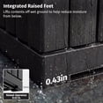 thumbnail image 4 of EAST OAK 31 Gallon Deck Box Lockable Patio Outdoor Resin Storage Box for Backyard,Black, 4 of 10
