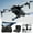 Black, variant on Silver Fpv Drone With Esc Camera, Brushless Motor, Led Light, Night Vision, Pan Tilt Shockabsorber And 360° Obstacle Avoidance For Adults And Kids, 10.24X9.84X2.75In Unfolded, 1.32Lb