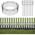 thumbnail image 1 of NEX 10Pcs Garden Fence Panels Lawn Flower Rustproof Animal Barrier Border Yard Decor, 1 of 4