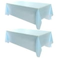 thumbnail image 2 of Hicess 2Pcs Tablecloth Disposable Waterproof Rectangle Plastic Holiday Party Table Cover Decor Party Supplies, 2 of 8