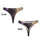 thumbnail image 3 of Fotbe Purple Flower Lazy Cat Tanga Sin Costuras para Mujer con Estampado – Panties Invisibles, Transpirables y Cómodos para Uso Diario-Large, 3 of 6