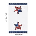 thumbnail image 3 of geerera Patriotic Hand Towels, Red White Blue Themed Absorbent Bathroom Towels for 4th of July, Independence Day Kitchen and Home Decor 15.75×23.62in, 3 of 6