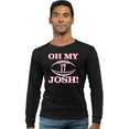 thumbnail image 2 of Go All Out Oh My Josh Long Sleeve T-Shirt Mens, 2 of 3