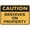 Warning Sign 4, variant on Caution Beehives On Property Sign - 8"x12" Rust Free Aluminum, UV Protected, Waterproof, Fade Resistant, 4 Pre-Drilled Holes for Yard Safety