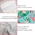 thumbnail image 4 of Hanging Towels 2 Pcs, Dish Towels Flamingo Flower Leaf Absorbent Hand Towels with Hanging Loop Washcloth for Bathroom Kitchen, 4 of 6