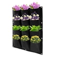 thumbnail image 1 of Bolsas De Cultivo Para Plantar Colgantes Bolsas De Cultivo De Plantas De Jardín Para Colgar En La Pared Vertical Bolsillos Para Macetas Contenedor Para Plantar,Black Muyoka Hogar, 1 of 6