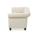 thumbnail image 4 of Adetokunbo Tufted Fabric Chesterfield 3 Seater Sofa, 4 of 11