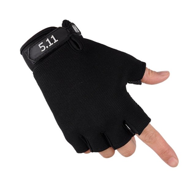 Guantes de levantamiento de pesas con amortiguador permeable al aire para entrenamiento de rendimiento, gimnasia, levantamiento de pesas, gimnasio, ciclismo y fitness (código L negro) ER