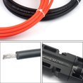 thumbnail image 4 of Waterproof UV Resistant Cable Mc4 Connector Photovoltaic Extension Cable, Cable (14Awg Red + Black 1 Each 3 Meters (10Ft)), 4 of 5