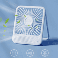 thumbnail image 5 of Strong Wind Ultra Quiet Small Fan with 180° Tilt Folding and 3 Speeds Adjustable, USB-C Corded Powered Mini USB Fan, 5 of 6