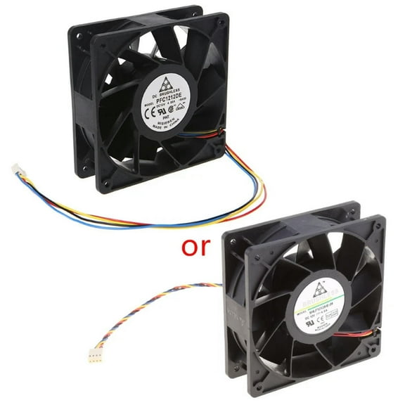 FOR 120x120x38mm Brushless DC12V 4.8A 11-Blade Cooling Fan 12038 For PFC1212DE