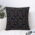 thumbnail image 4 of Yiaed Cool Skull Love Print Pillow Covers Super Soft Decorative Square Throw Pillow Covers Case Cushion Covers for Sofa Couch Bedroom Car Decor（No pillow core）-16"x16", 4 of 7