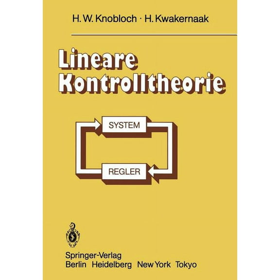 Lineare Kontrolltheorie, (Paperback)