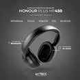 thumbnail image 3 of Audifonos Diadema Acteck Honour Plus HP450 Inalambricos Microfono Integrado Negro AC-935364, 3 of 5