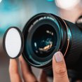 thumbnail image 1 of Blue Streak Effect Lens Filter, Anamorphic Light Flare Effect Filter 77mm Diameter Wear Proof  For Night Photography, 1 of 8
