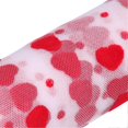 thumbnail image 5 of Rollos de tul Yashi 10 yardas con patrón en forma de corazón rojo cinta de embalaje accesorios de artesanía, 5 of 5