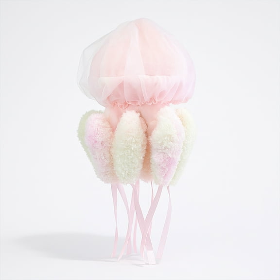 PuffPurrs Jellyfish Plush - Lifelike 9in Marine Sea Jelly Toy, Realistic Ocean Animal Plush Gift
