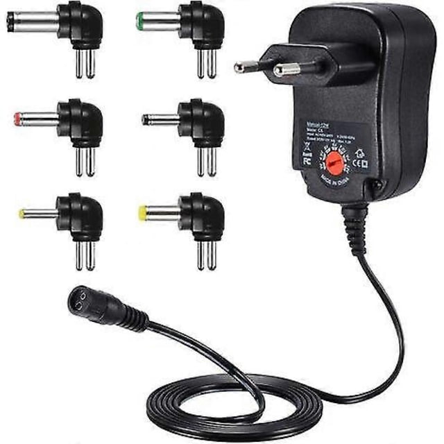12W Universal Power Adapter 3V 4.5V 5V 6V 7.5V 9V and 12V