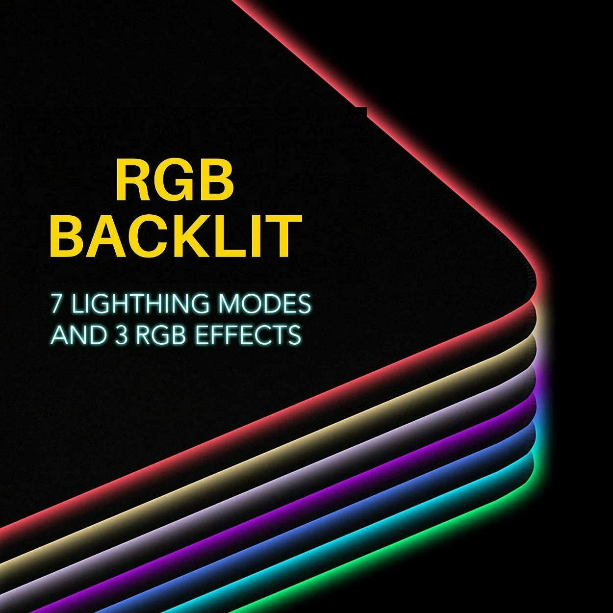 NeeGo RGB Gaming Large Mouse Pad, Wireless Charging, Computer Keyboard