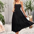 thumbnail image 4 of Elegantes vestidos de fiesta sólidos sin mangas con cuello redondo vintage sexy para mujer OAVQHLG3B Store  lin121212, 4 of 5