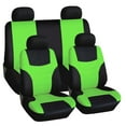 thumbnail image 1 of 8 Pcs Housses de Siège de Voiture Mode Durable pour Berline Décoration Intérieure Auto Vert, 1 of 8