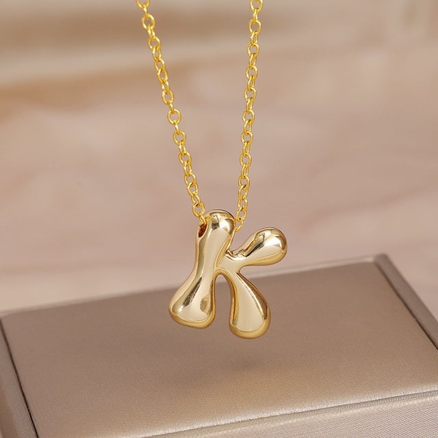Collar para Mamá,Collar de Letra Inicial de Oro Joyería de Aleación Personalizada para Ella,Regalo para el Aniversario Del Cumpleaños de la Madre,Collar Inicial de Oro,,