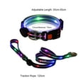 thumbnail image 4 of CBFFDC Flashing Dog Collar LED Light Dog Collar Adjustable Length USB Rechargeable 3 Light Modes Wrapped Rubber Webbing Night Glow Collar, 4 of 7