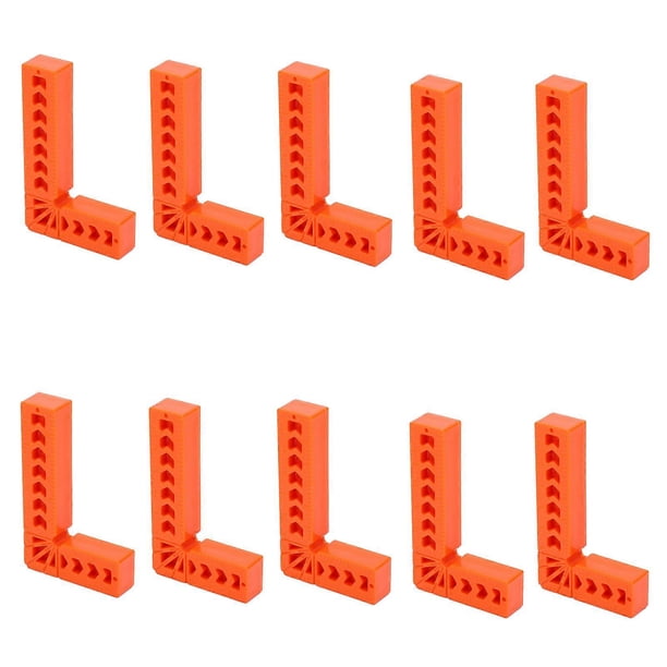 10pcs 3in 90 Right Angle Auxiliary Positioner Engineering Plastics Woodworking Tools