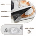 thumbnail image 6 of Orange Black Cat Area Rugs 3'x5', Washable Small Throw Rugs for Living Room Bedroom, Modern Simple Cute Animals Butterfly Indoor Outdoor Rug Non-Slip Low Pile Carpet Runner Reversible Floor Mats, 6 of 8