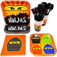 thumbnail image 1 of Ninja Master Party Supplies Packs (113+ Pieces for 16 Guests!), Ninja Party-Inspired Birthday Sets, Ninja Master Tableware Packs, 1 of 9