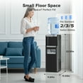 thumbnail image 6 of LHRIVER 2-5 Gallon Water Dispenser & 6-Min Ice Maker, 3-in-1 Hot/Cold/Ice, Child Lock & Energy-efficient, for Home/Office, Black, 6 of 8