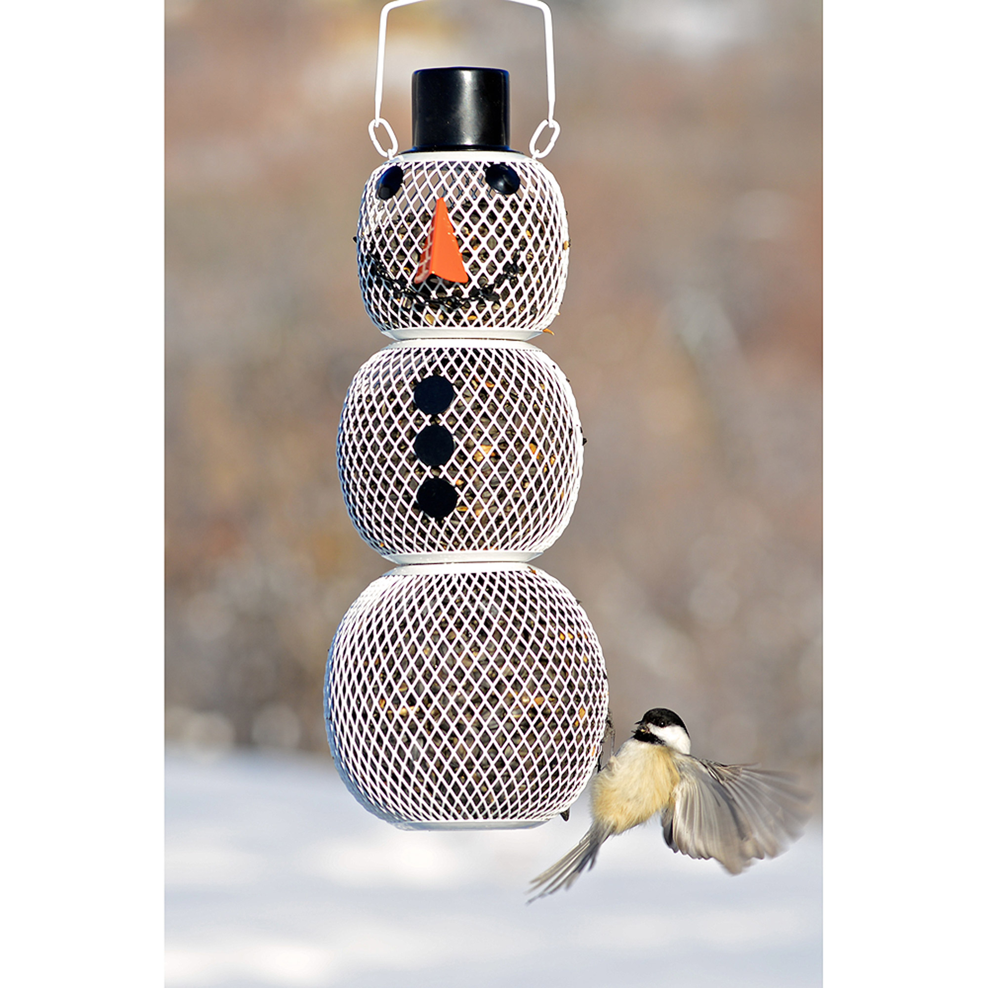 Perky-Pet Solar Hat Snow Man Wild Bird Feeder - image 2 of 5
