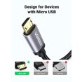 thumbnail image 1 of UGREEN Cable Micro USB - 10 pies Nylon Trenzado de Alta Velocidad Dura, 1 of 2