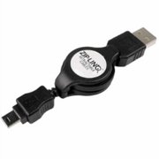 Cables Unlimited Ziplinq Retractable USB 2.0 Mini5 Pin Cable