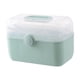thumbnail image 2 of Caja de almacenamiento de medicamentos, contenedor de medicamentos de 3 capas, caja organizadora de medicamentos, familia extraíble, gran capacidad,, 2 of 8