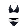thumbnail image 4 of QURATI Swimwear Women Two Piece Bathing Suits Bikini Set Swimsuit Swimwear Beige L, 4 of 4