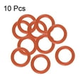 thumbnail image 3 of Silicone O-Rings 6mm OD, 4mm Inner Diameter, 1mm Width, Seal Gasket Red 10pcs, 3 of 3