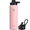 Pink, variant on GEDUX 24oz Insulated Stainless Steel Water Bottle with 2 Leak Proof Lids (Spout Lid and Straw Lid) Wide Mouth for Sports and Travel
